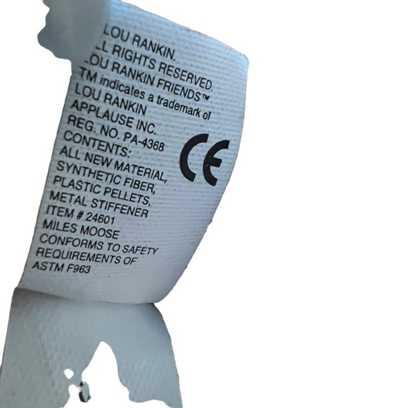 Dakin Lou Rankin Friends Moose Plush Stuffed Animal Toy Adorable Soft Brown - Picture 8 of 8